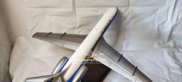 Sud Aviation Super Caravelle Finnair Aircraft with detailed craftsmanship.